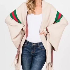 One size fits all designer inspired shawl